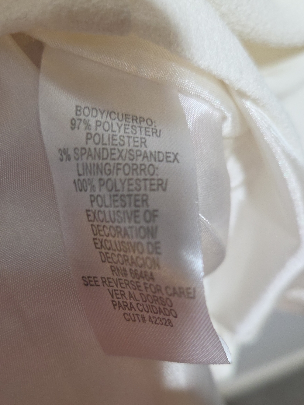 Mini Dress in White - Picture 5 of 8